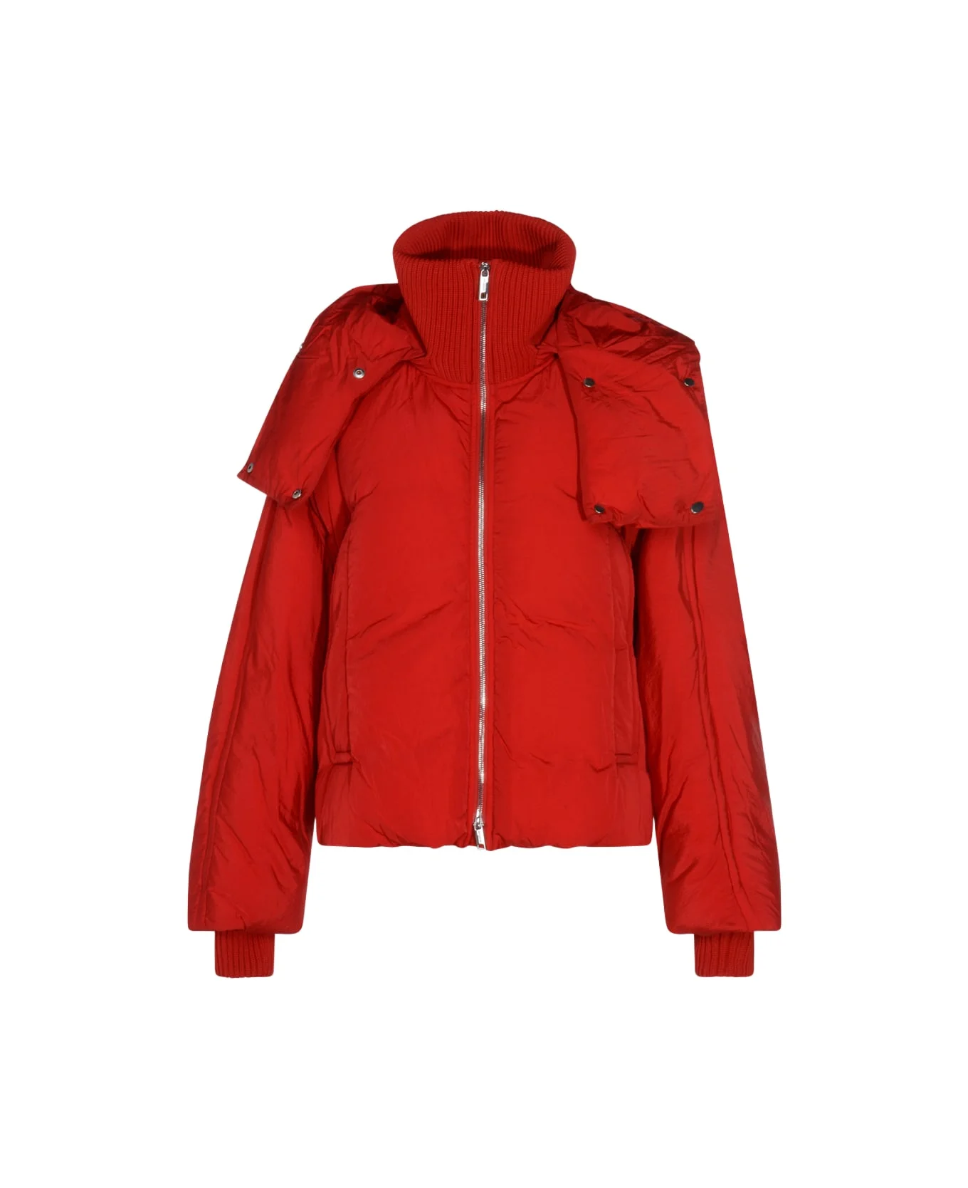 Red Glizia Down Jacket - 1