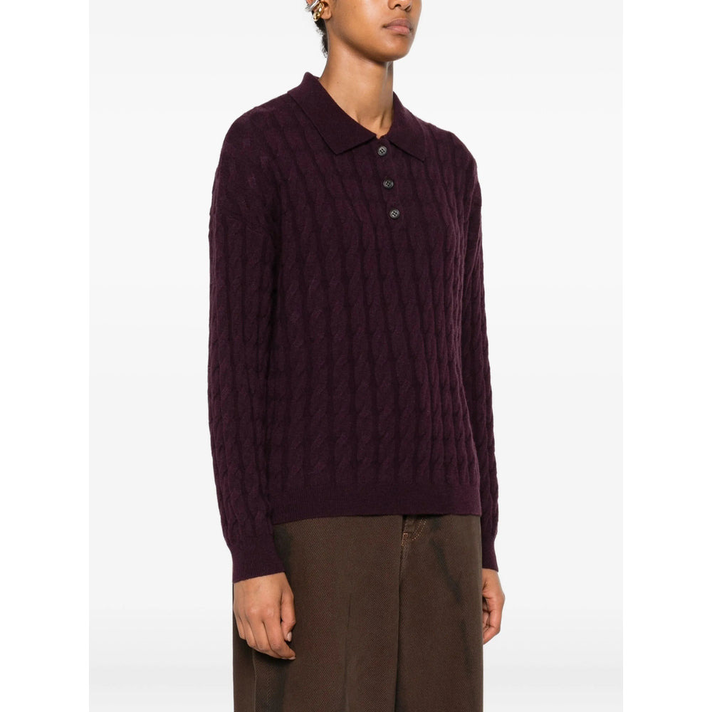Lisa Yang Purple Knitwear - Jumpers Women - 3