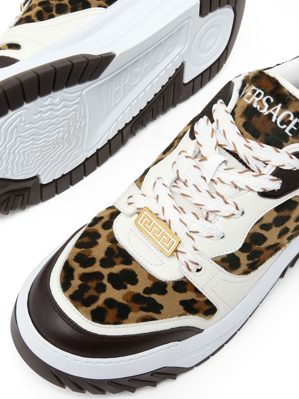 Odissea leopard-print sneakers - 4