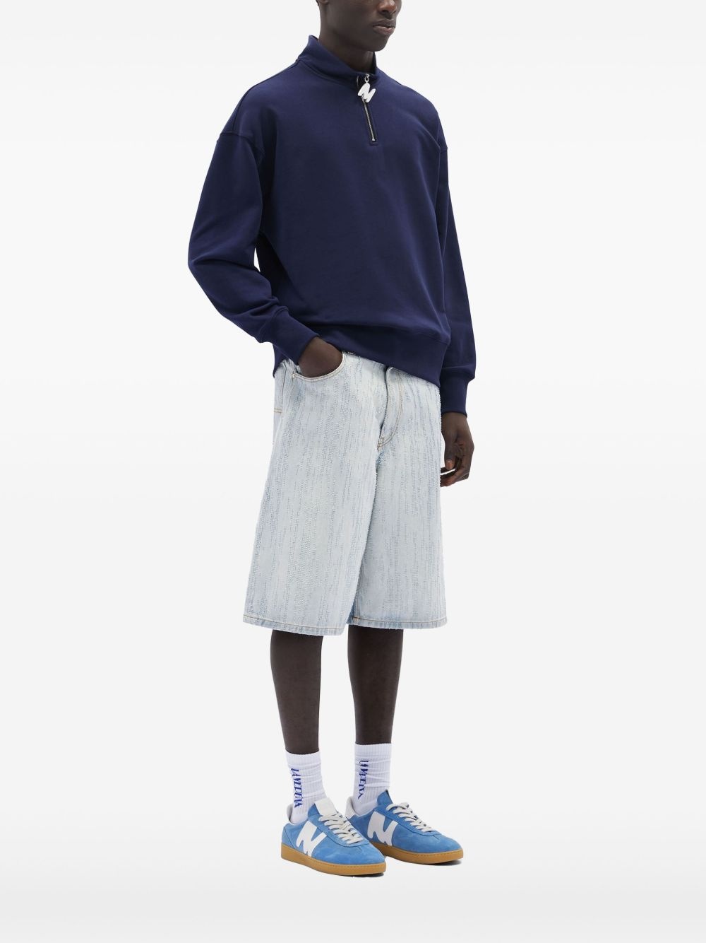 high-neck sweatshirt - 3