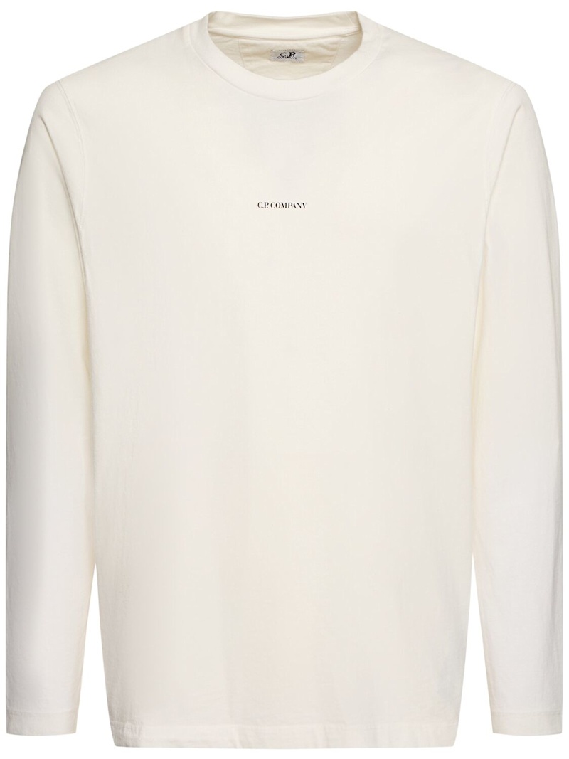 Brushed jersey long sleeve  t-shirt - 1