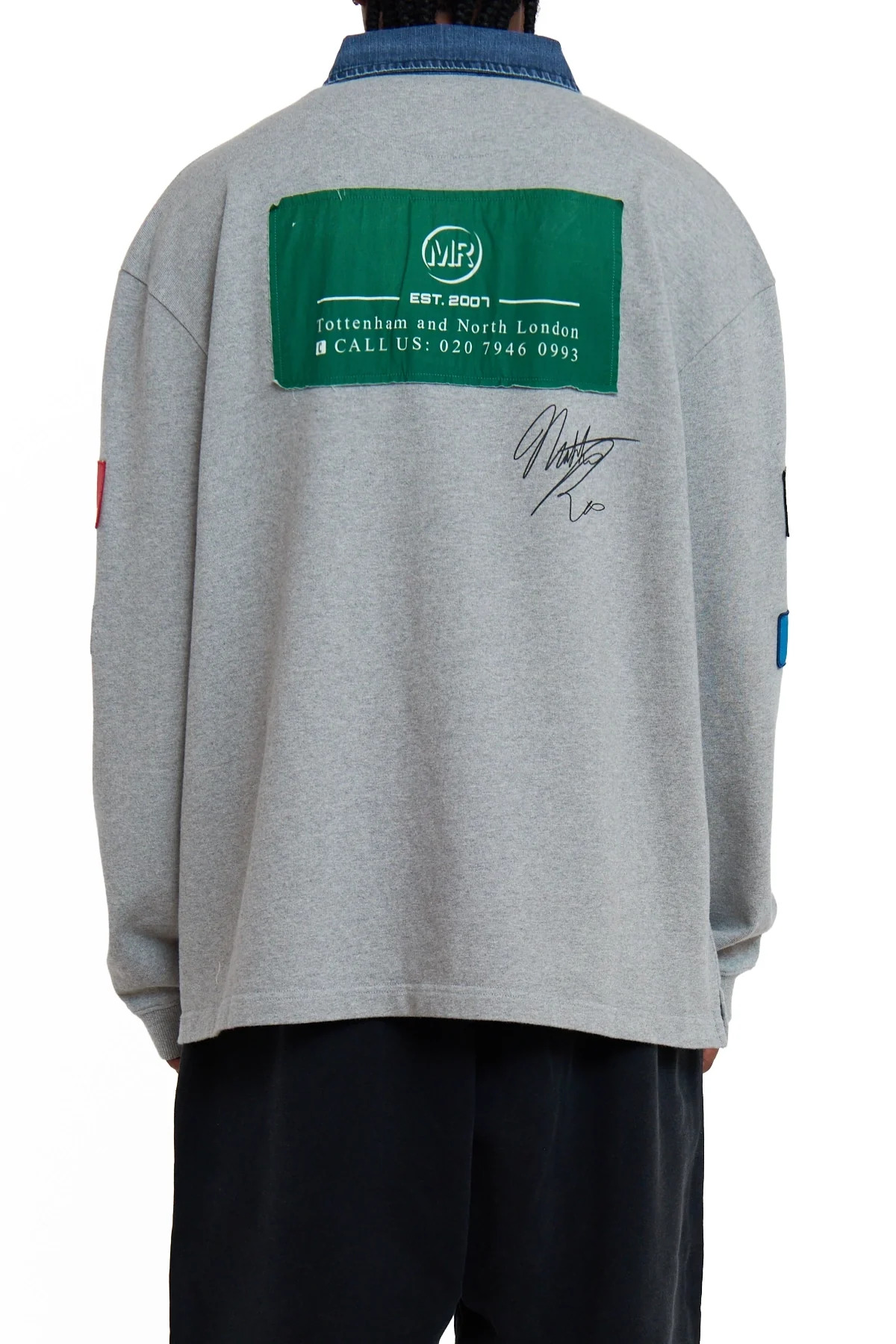 Martine Rose Rugby Polo Grey - 8