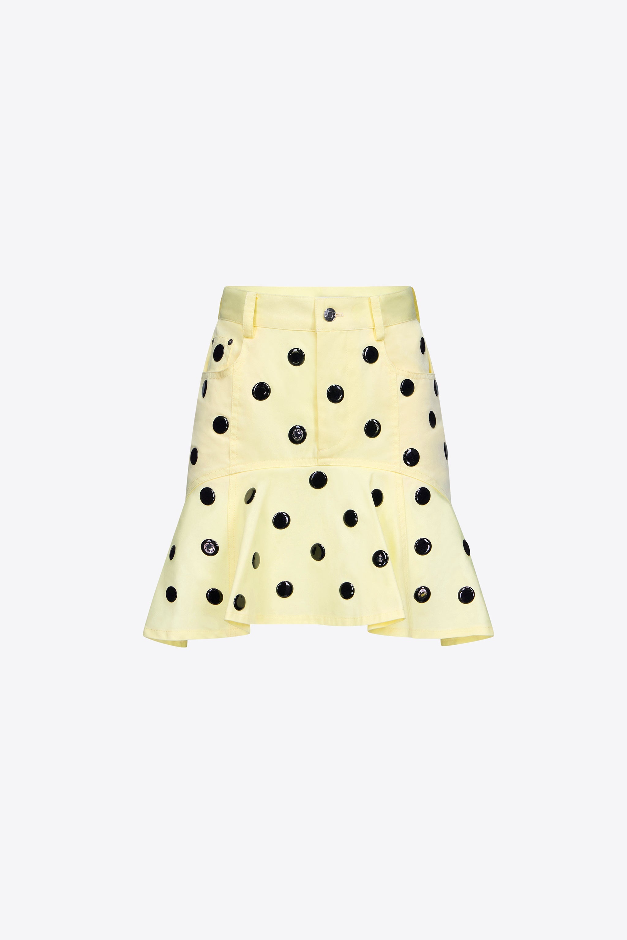 POLKA DOT RUFFLE MINI SKIRT - 1