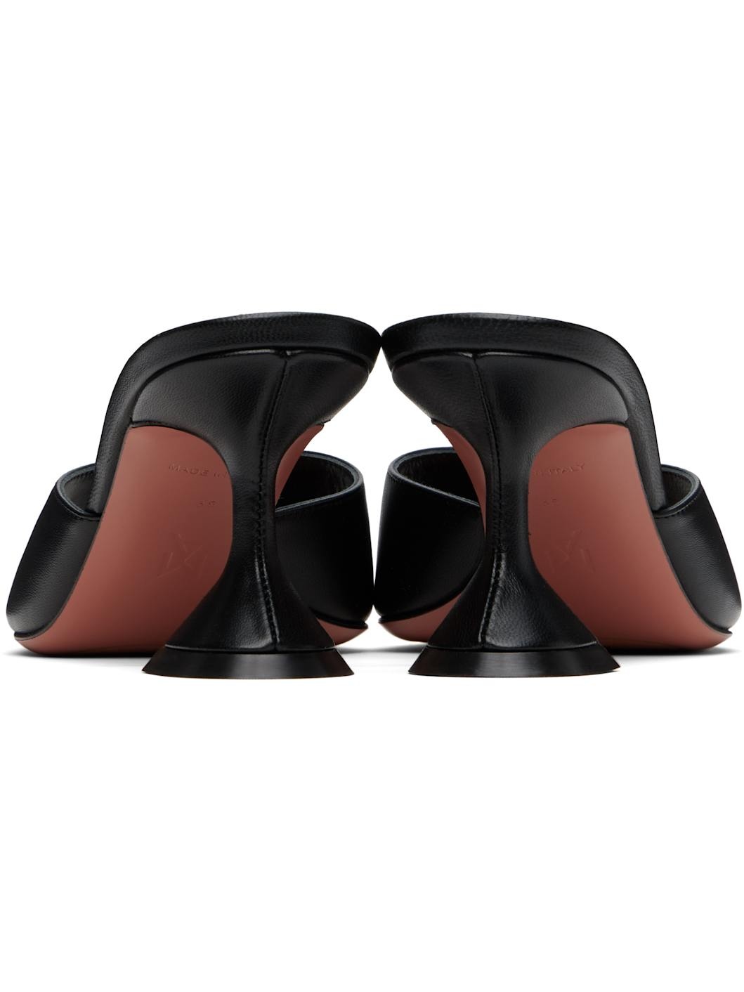 Black Lupita Slipper 70 Heeled Sandals - 2