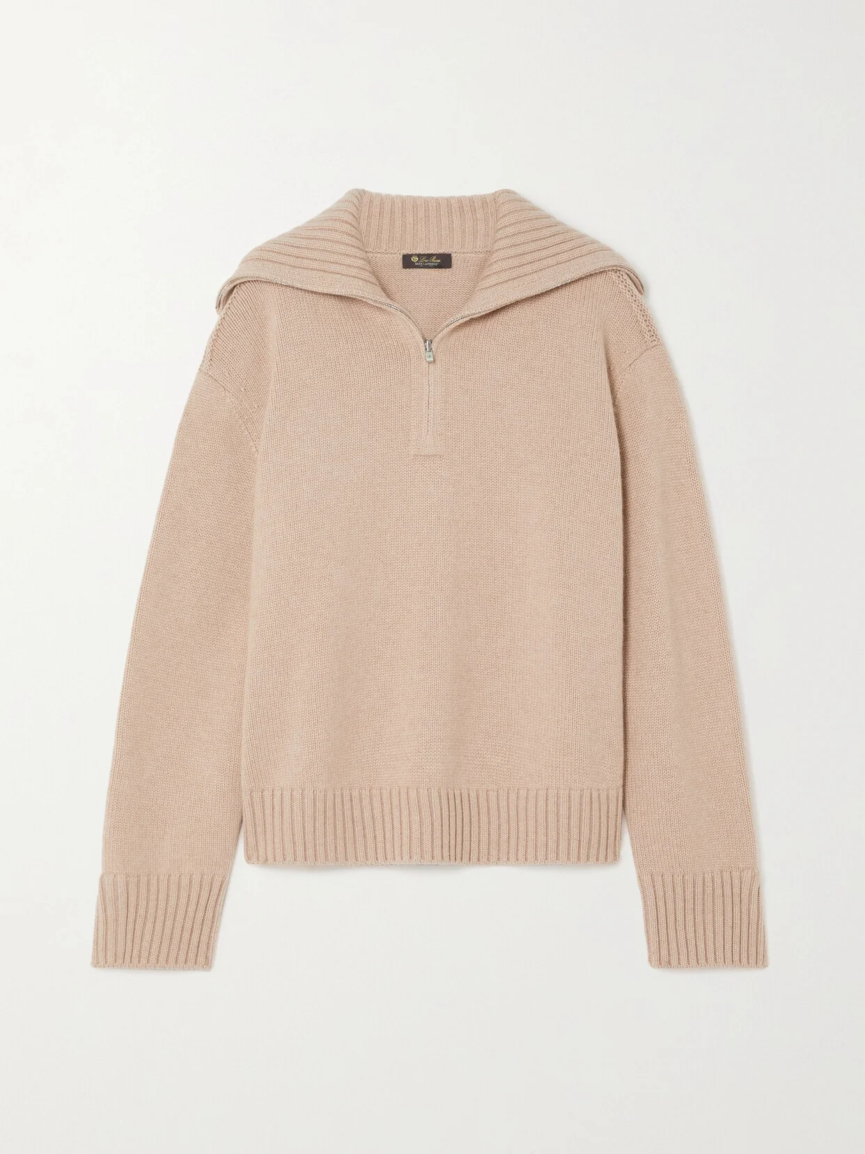 Cashmere Half-zip Sweater - 1