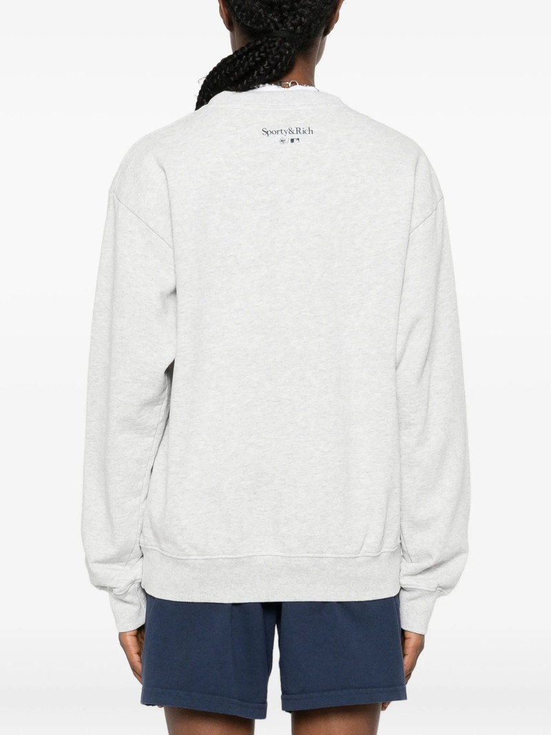 Sporty & Rich Baseball-print Sweatshirt 5