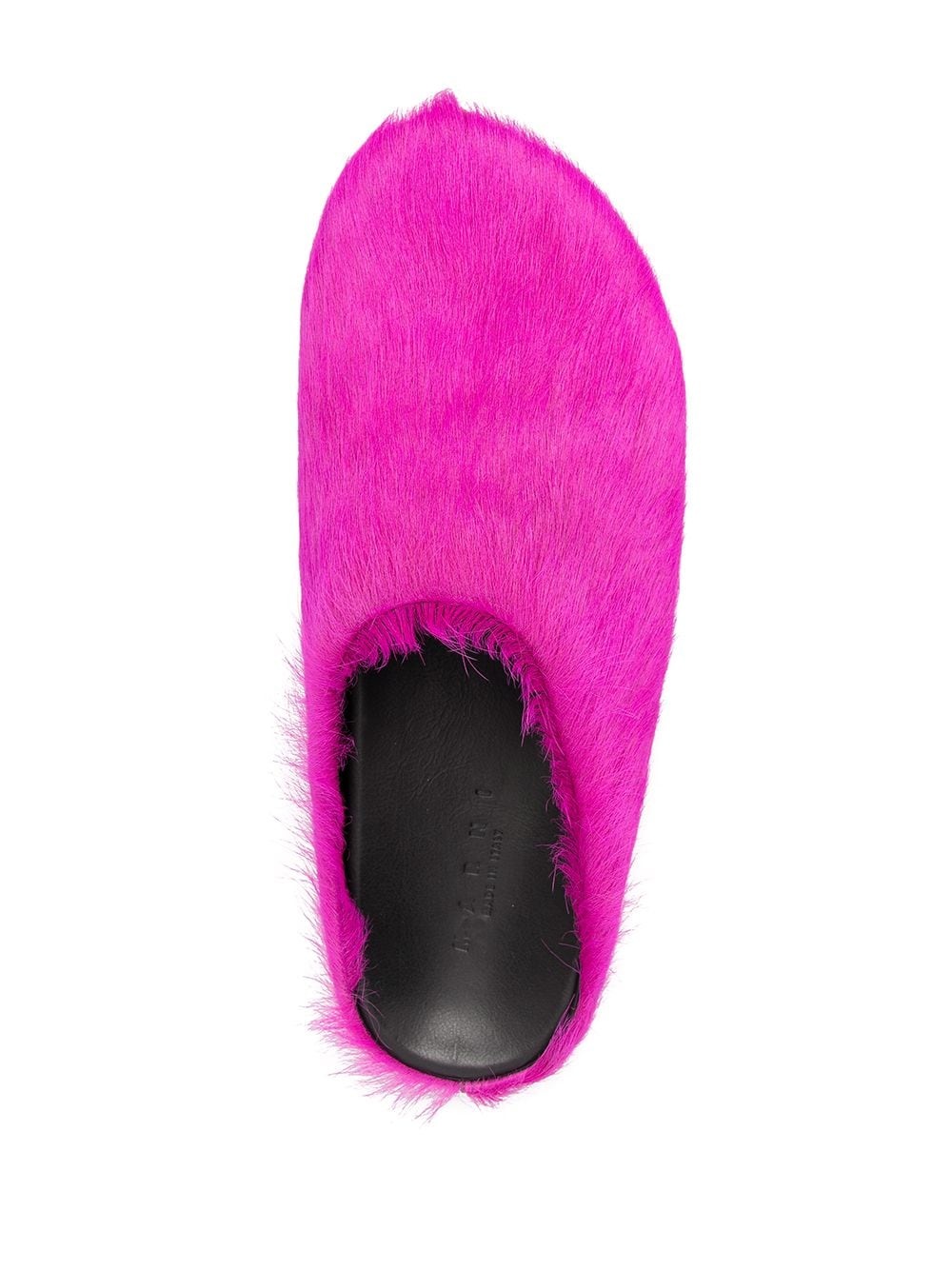round-toe textured mules - 4
