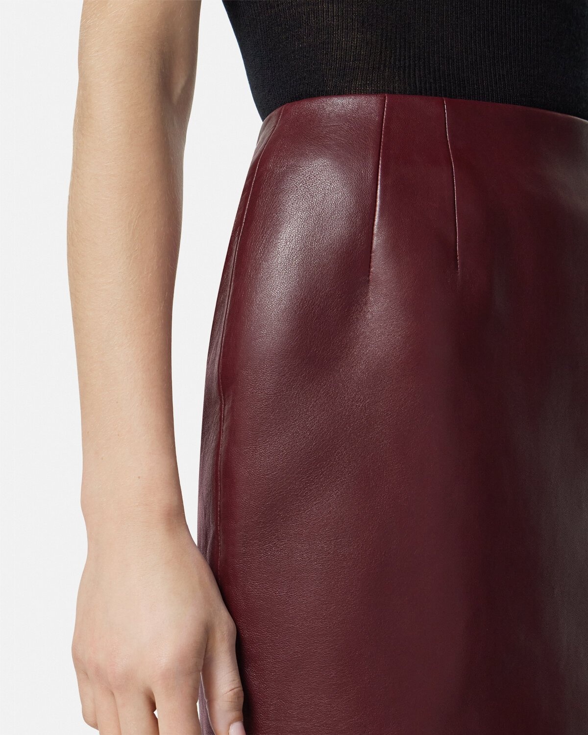 Leather Pencil Skirt - 6