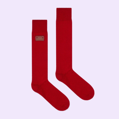 GUCCI Long knit cashmere socks outlook