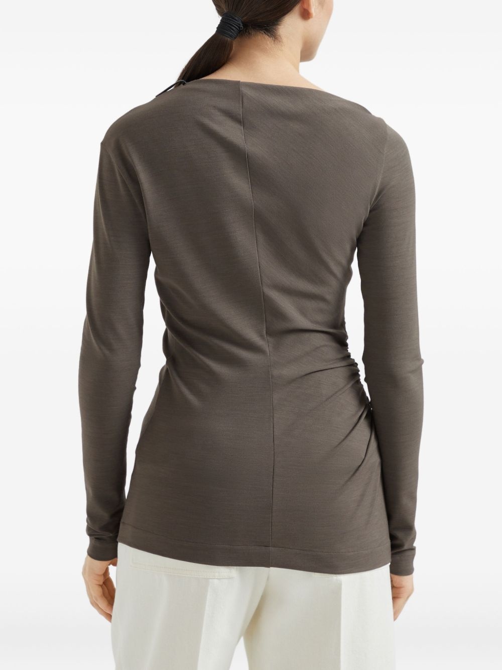 ruched-detail top - 4