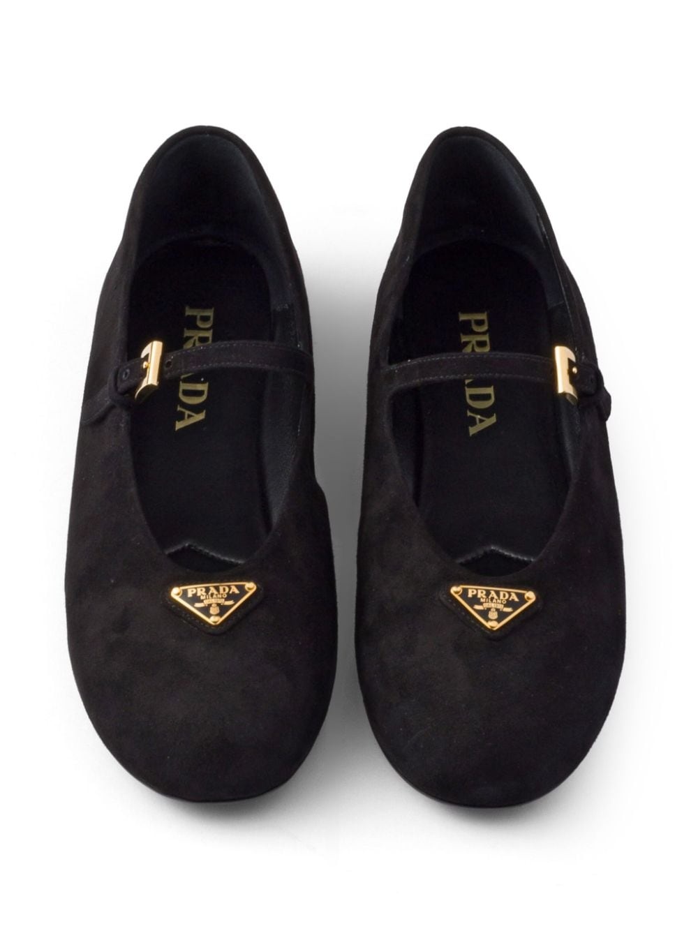 suede ballerina shoes - 4