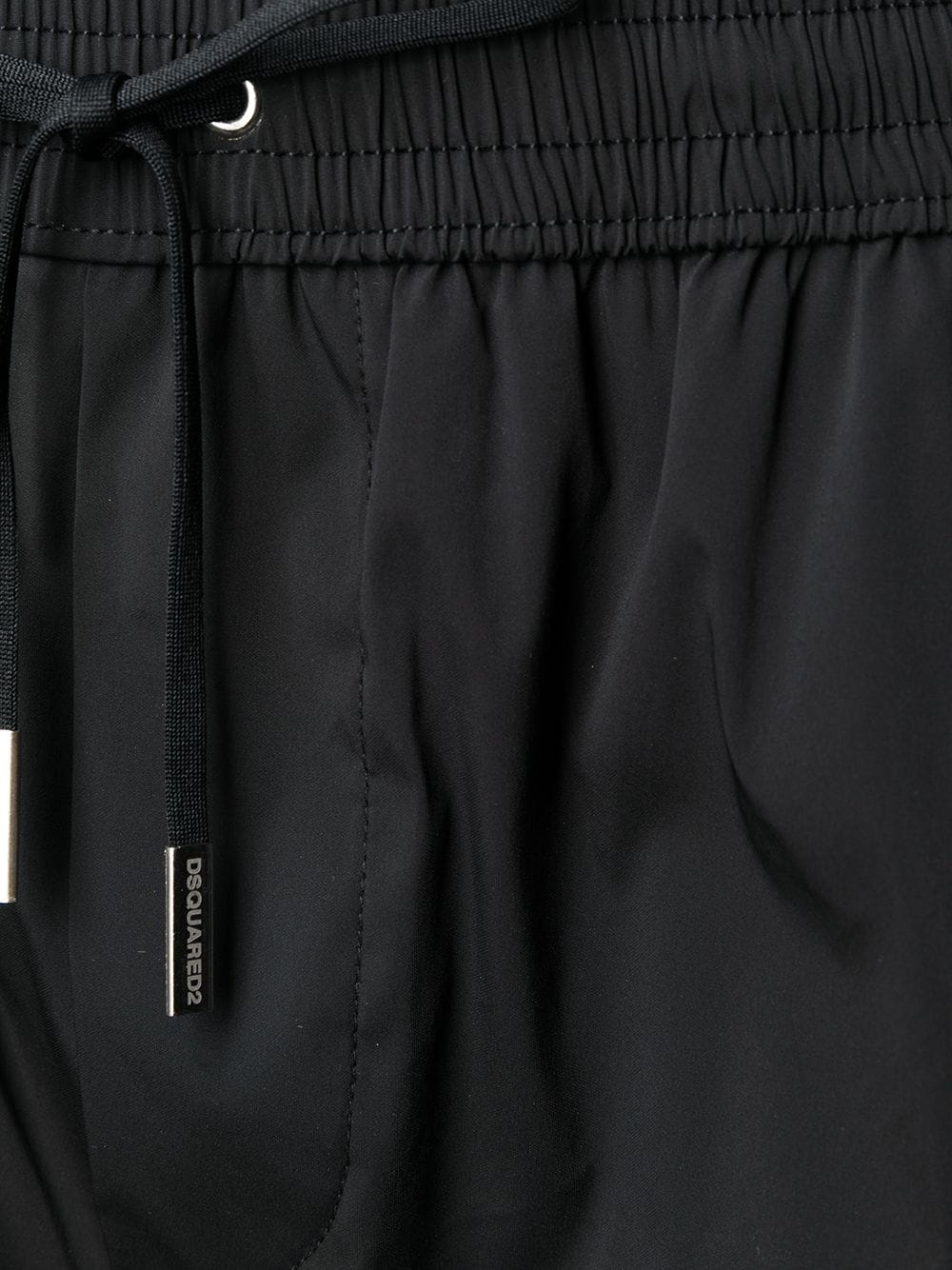 logo-tape detail swim shorts - 3