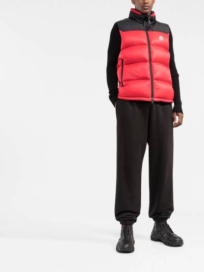 Moncler Ophrys two-tone padded gilet outlook