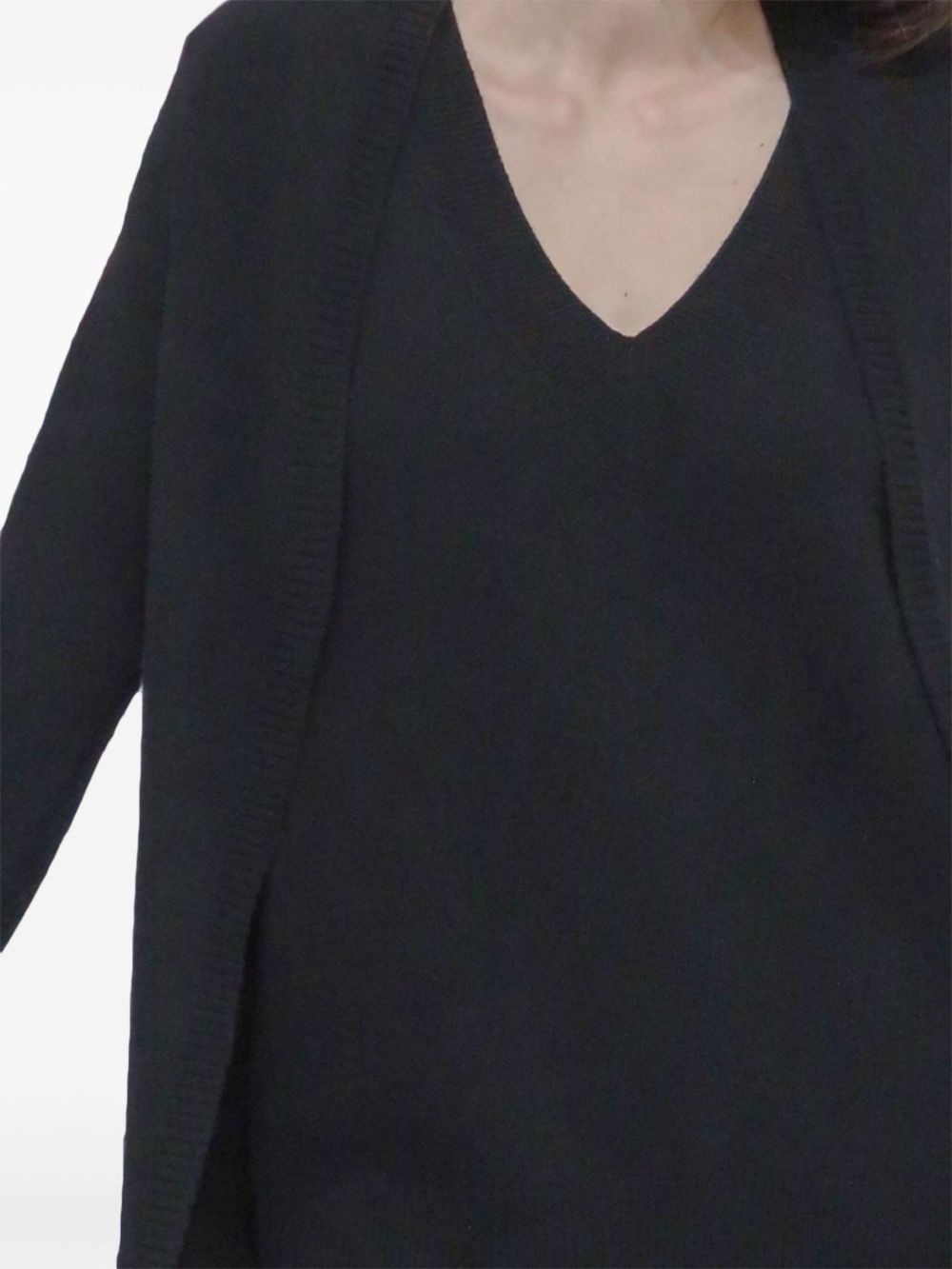 open-front cardigan - 3