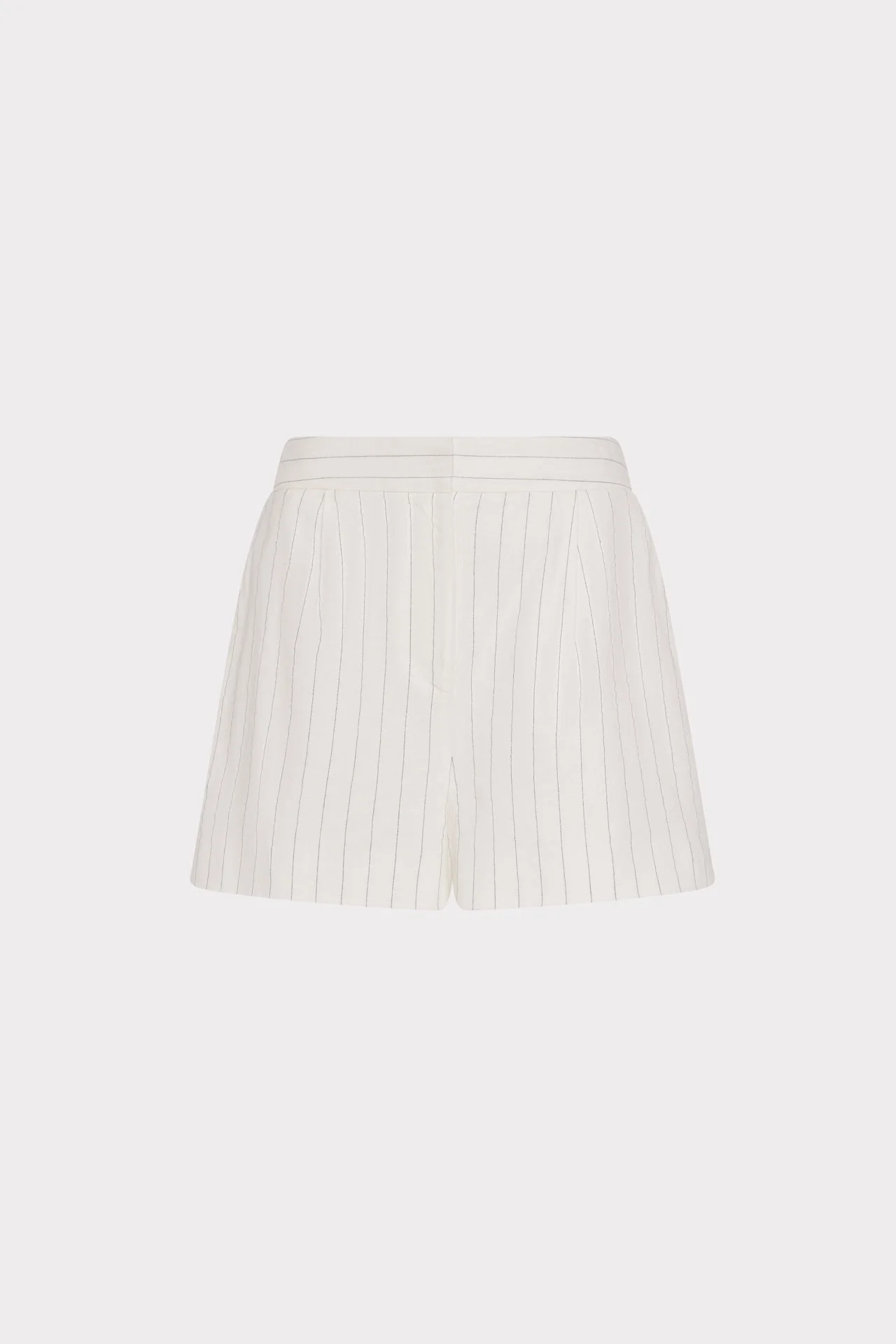 Maor Linen Pinstripe Shorts - 1