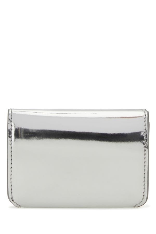 Silver leather wallet - 3