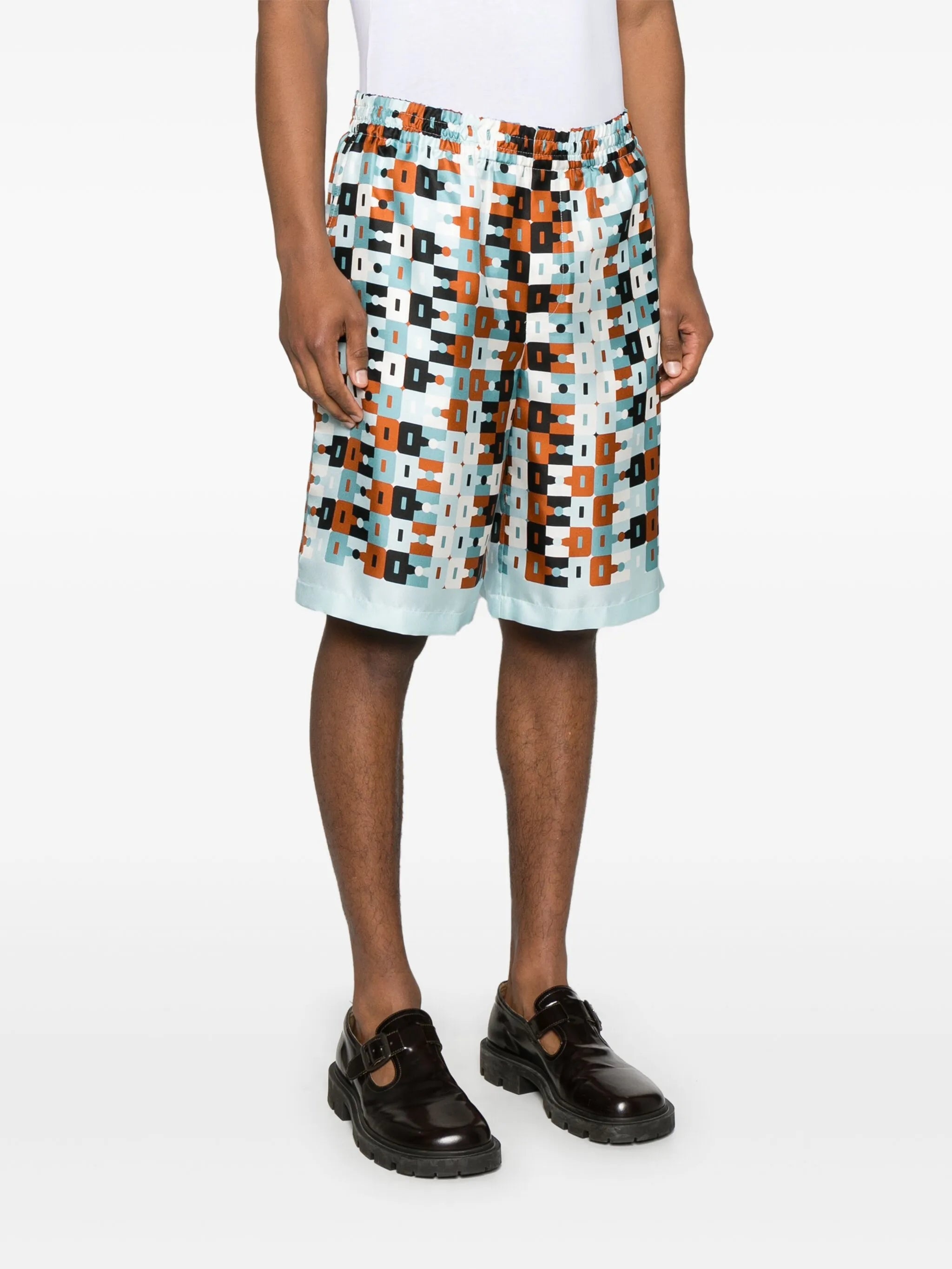 Graphic-print Bermuda Shorts - 4