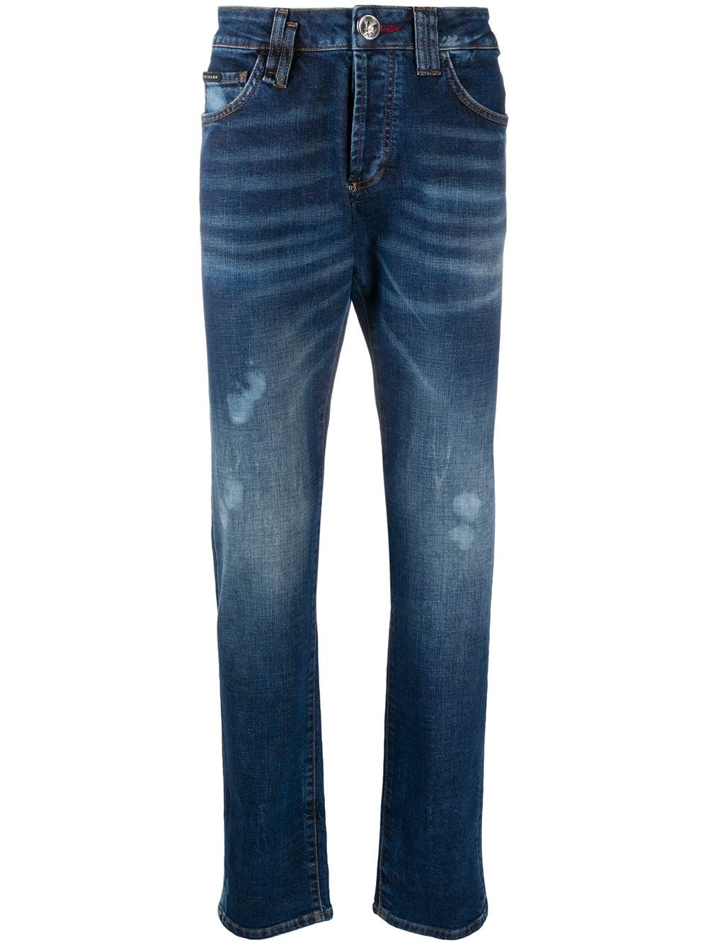 mid-rise super straight cut jeans - 1