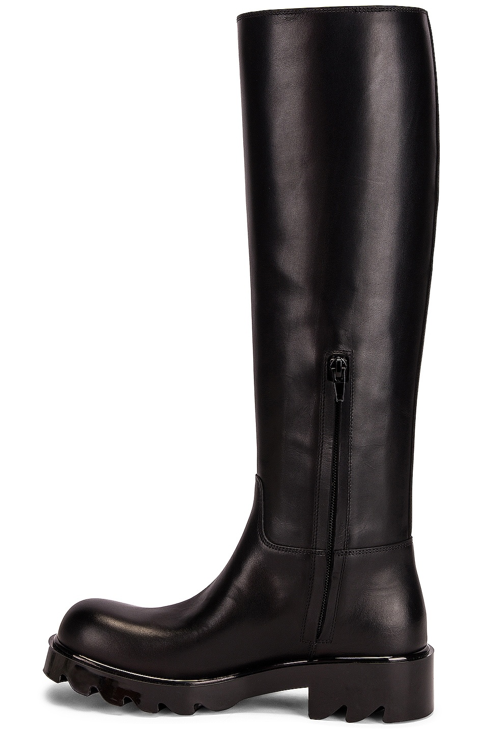 Leather Knee High Boots - 5