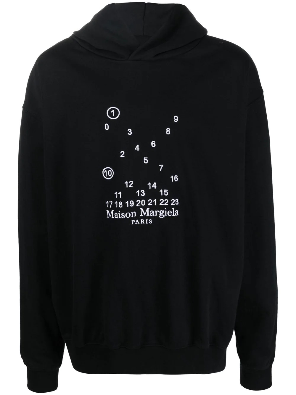 logo-print hoodie - 1