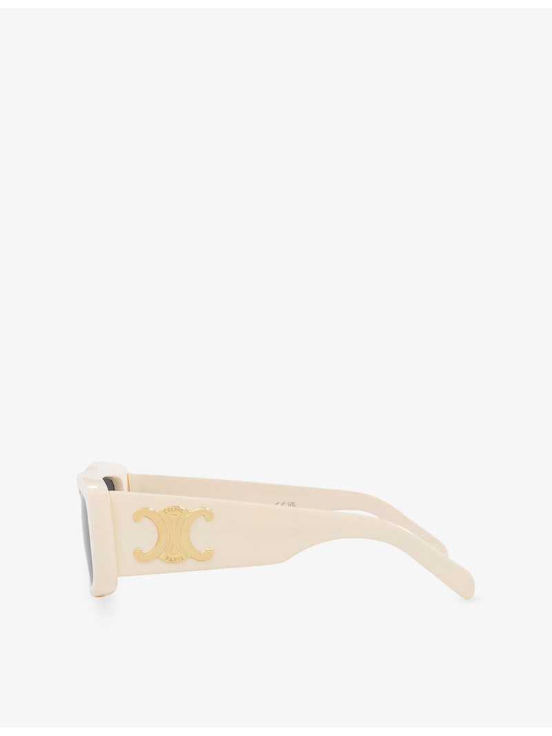 CELINE CL40282U Triomphe Rectangle-Frame Acetate Sunglasses outlook