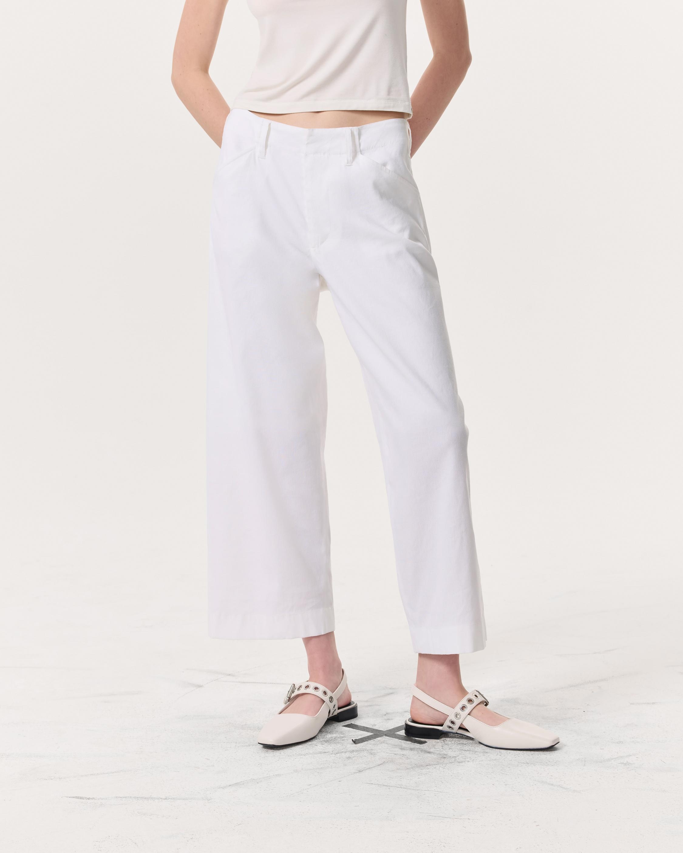 Banks Ankle-Length Linen Pants - 3