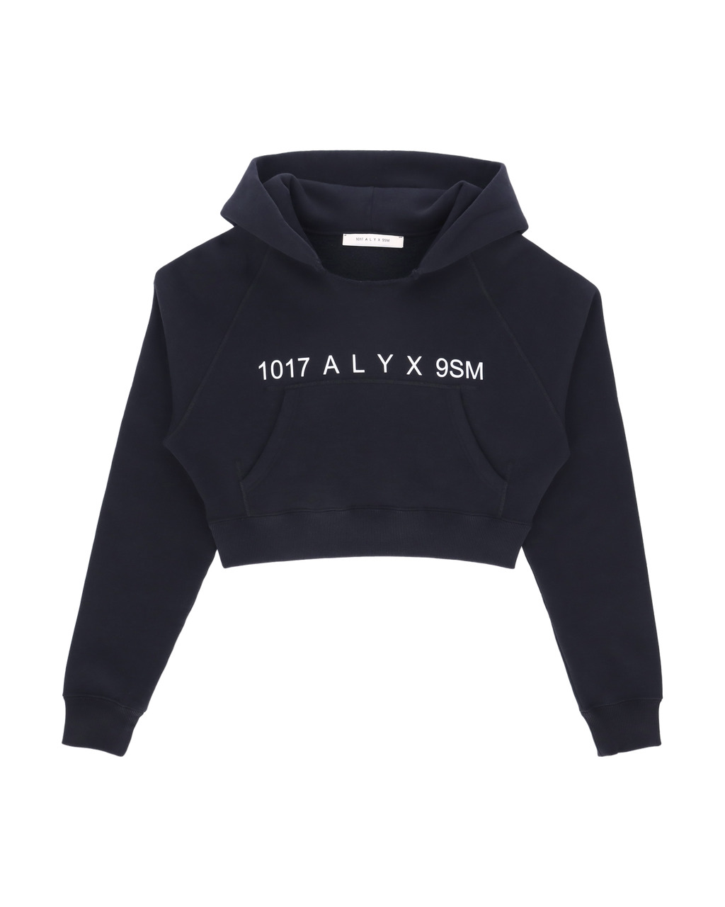 107ALYX9SM CROPPED LOGO HOODIE - 1