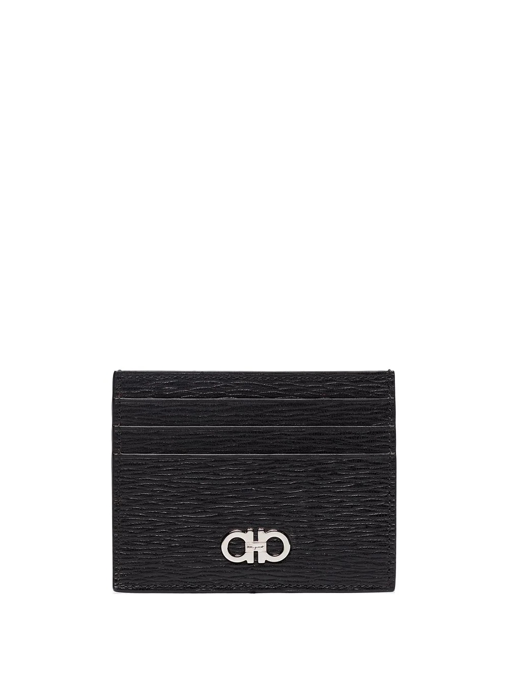 Gancini two-tone cardholder - 1