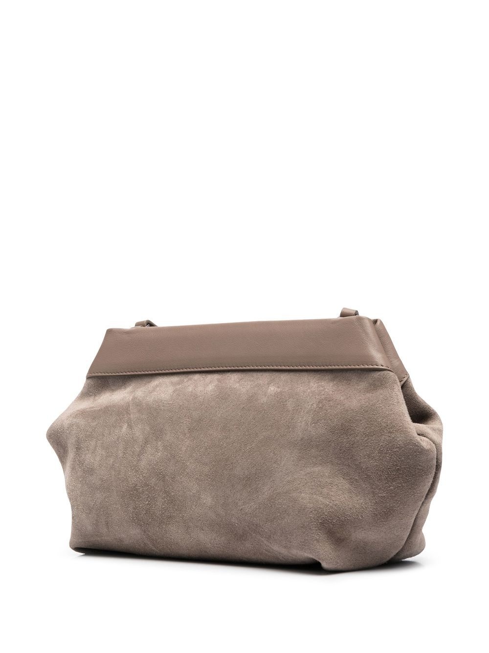 Monili-chain suede crossbody bag - 3