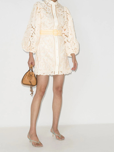 Zimmermann Empire Broderie Anglaise mini dress outlook