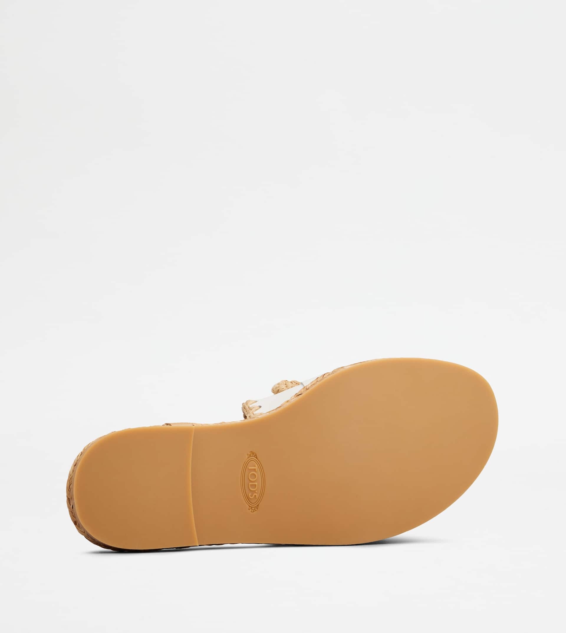 KATE SANDALS IN LEATHER - WHITE - 4
