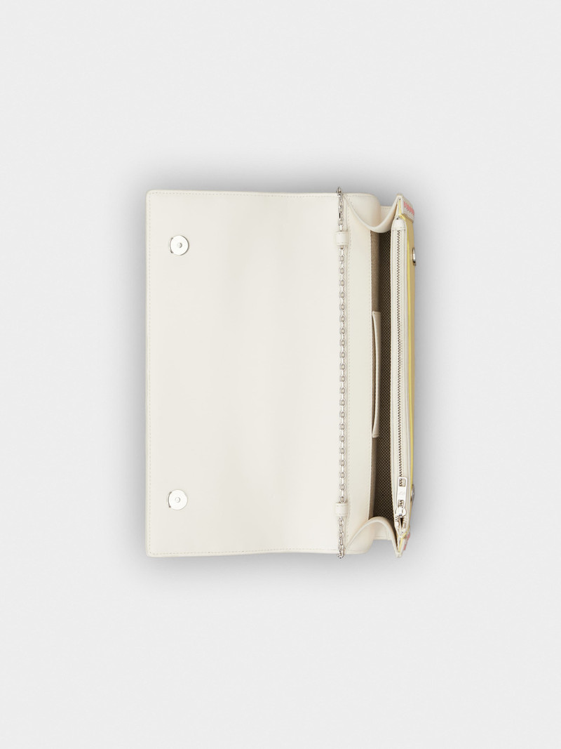 Belle Vivier Clutch in leather 4
