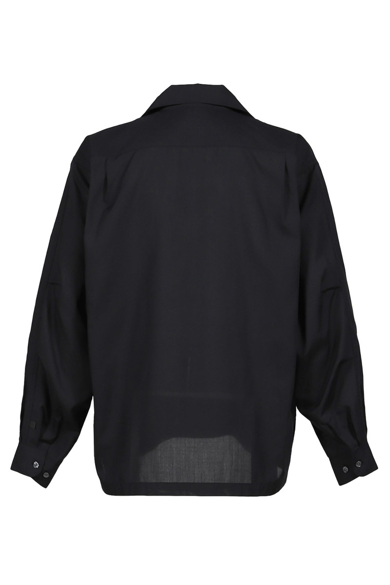 DAIWA PIER39 TECH SPORTS OPEN COLLAR SHIRT L/S / BLK outlook