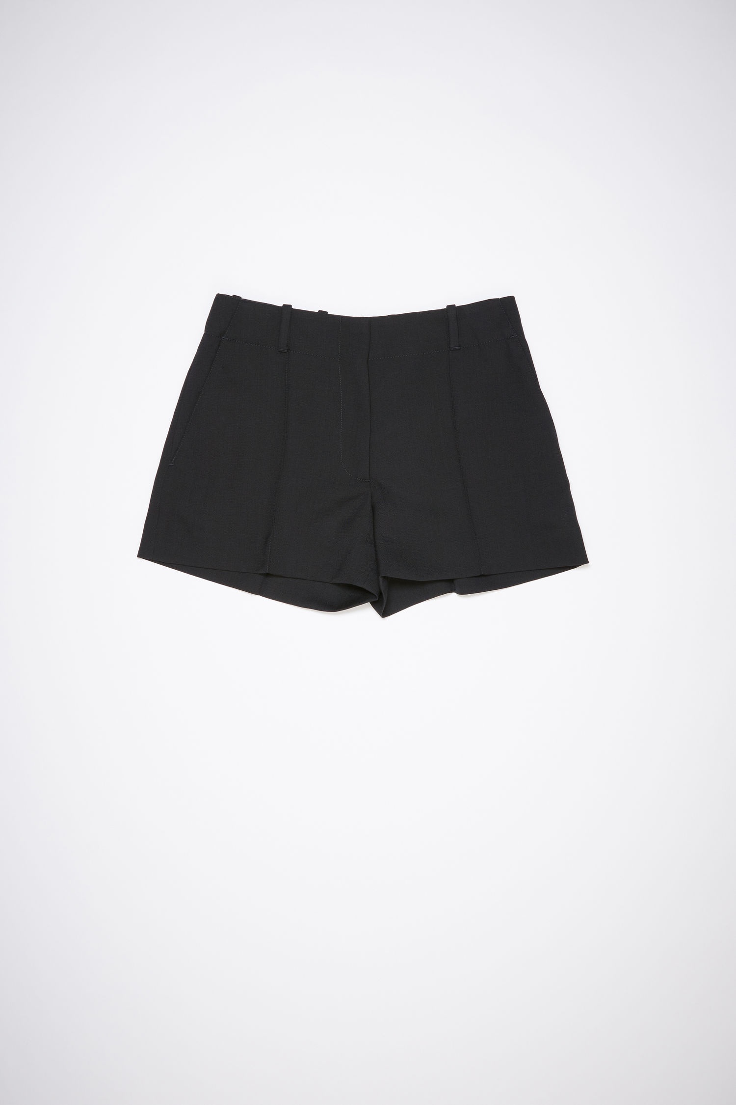 Tailored mini shorts - Black - 4