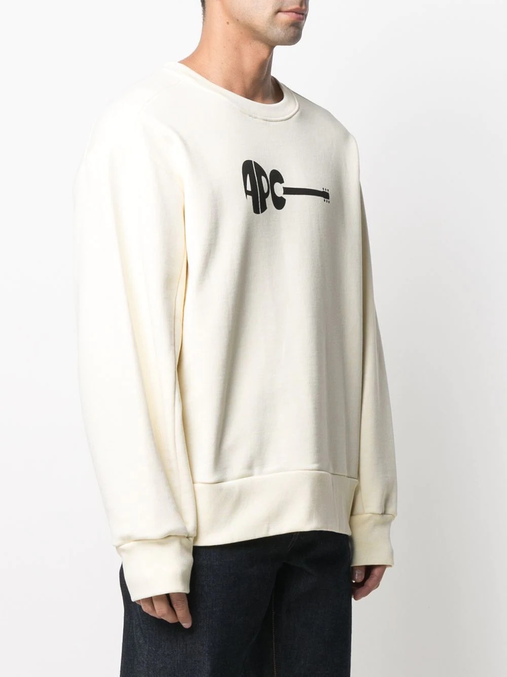 logo-print crew-neck sweatshirt - 3