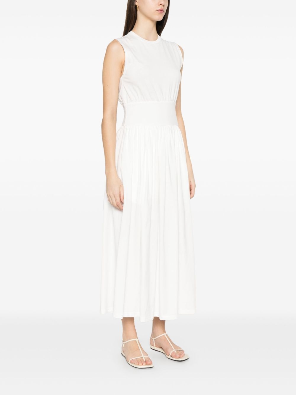 sleeveless cotton maxi dress - 3