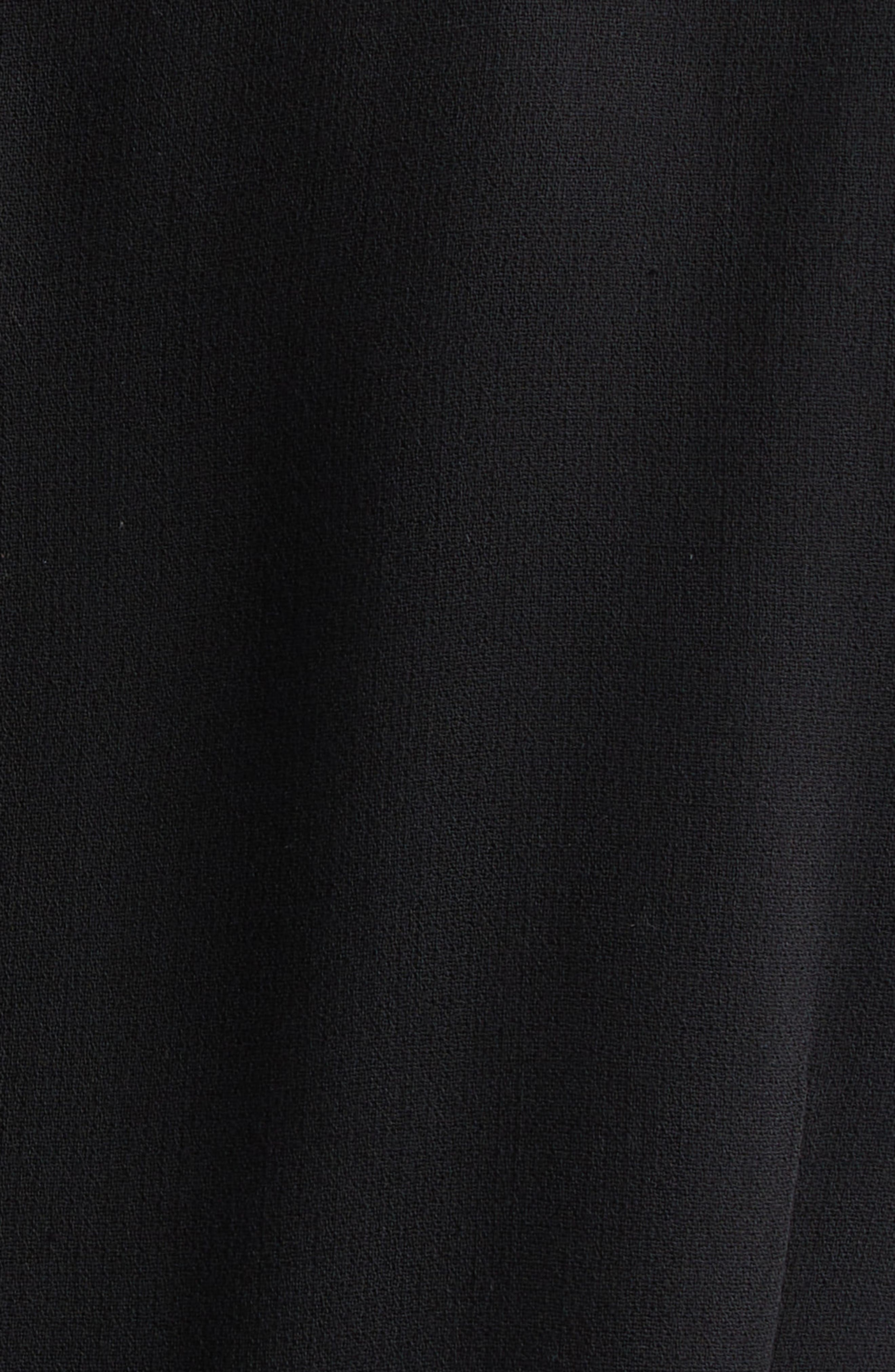 TOTEME Pocket Long Sleeve Evening Dress in Black at Nordstrom - 6