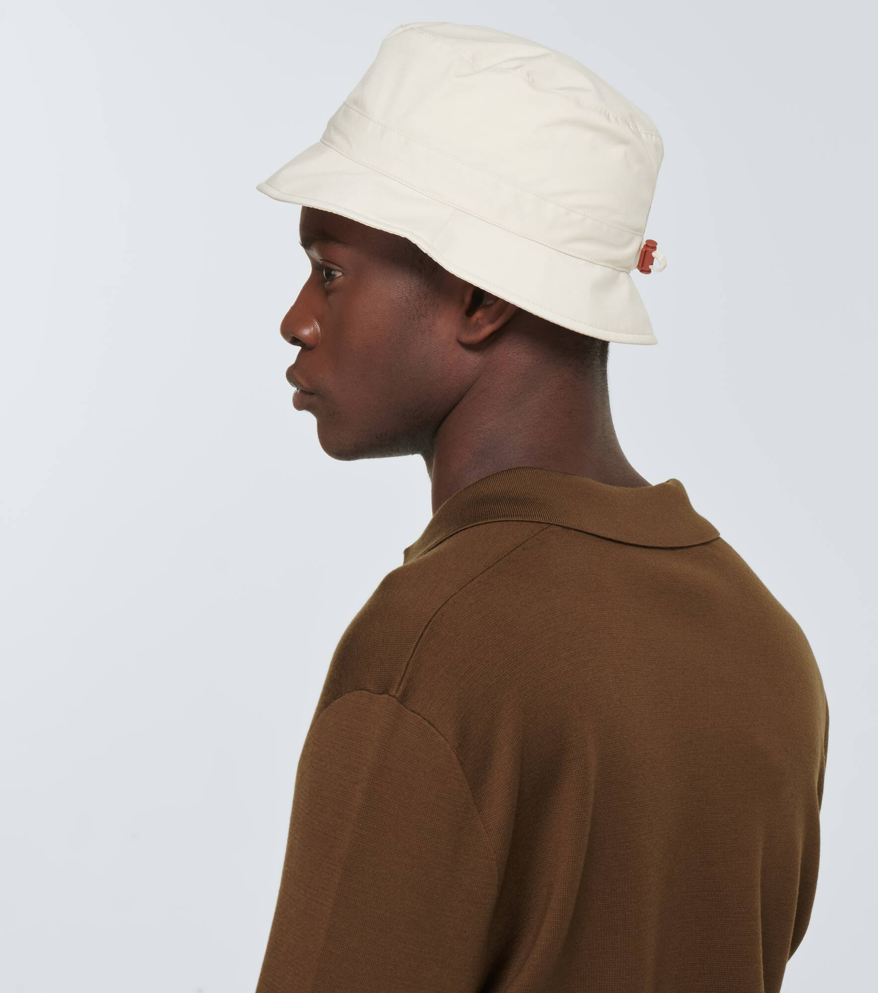 Drawstring bucket hat - 3