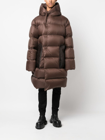 Rick Owens quilted puffer coat outlook
