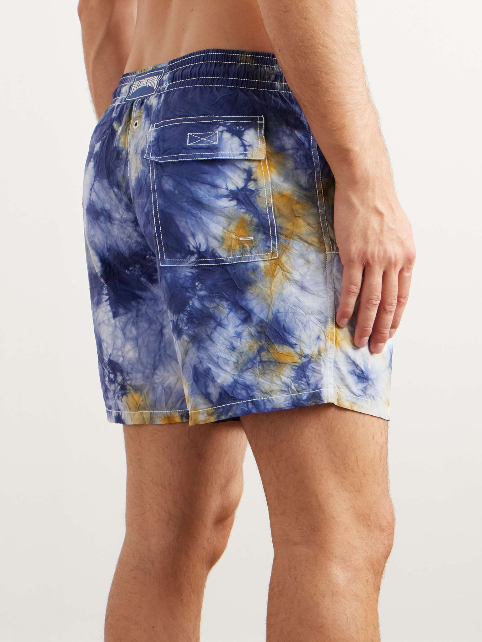 Moorea Slim-Fit Mid-Length Tie-Dyed Recycled Swim Shorts - 3