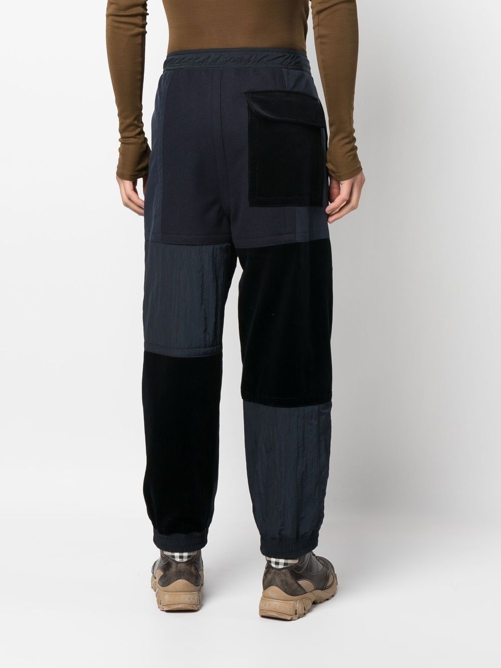 panelled straight-leg trousers - 4
