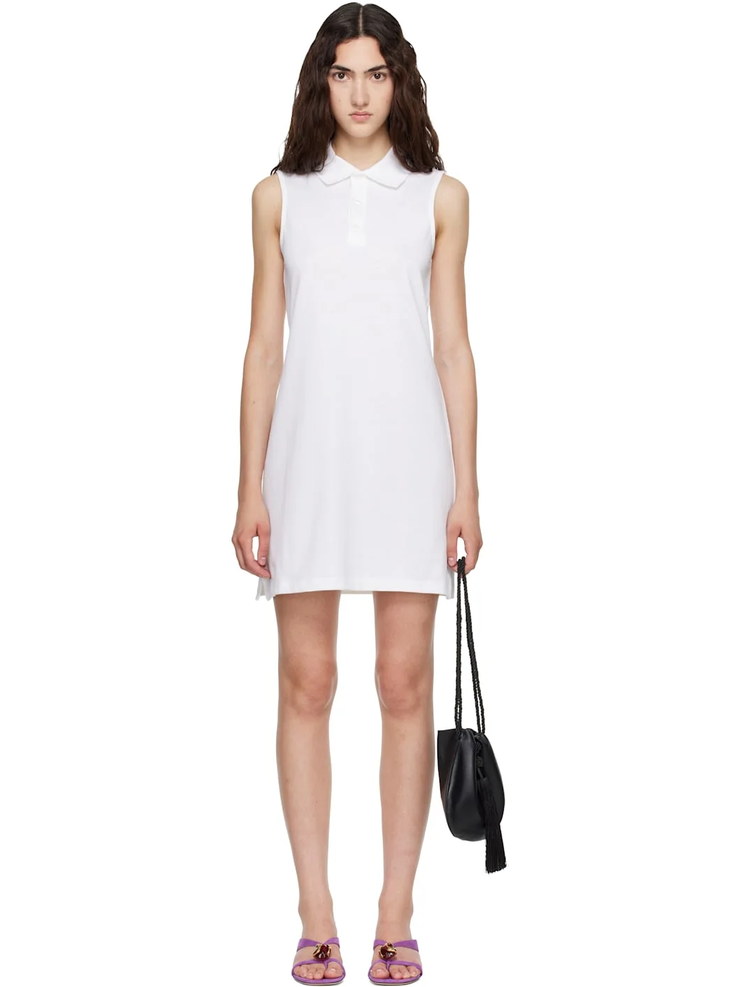 White Lauren Polo Minidress - 1