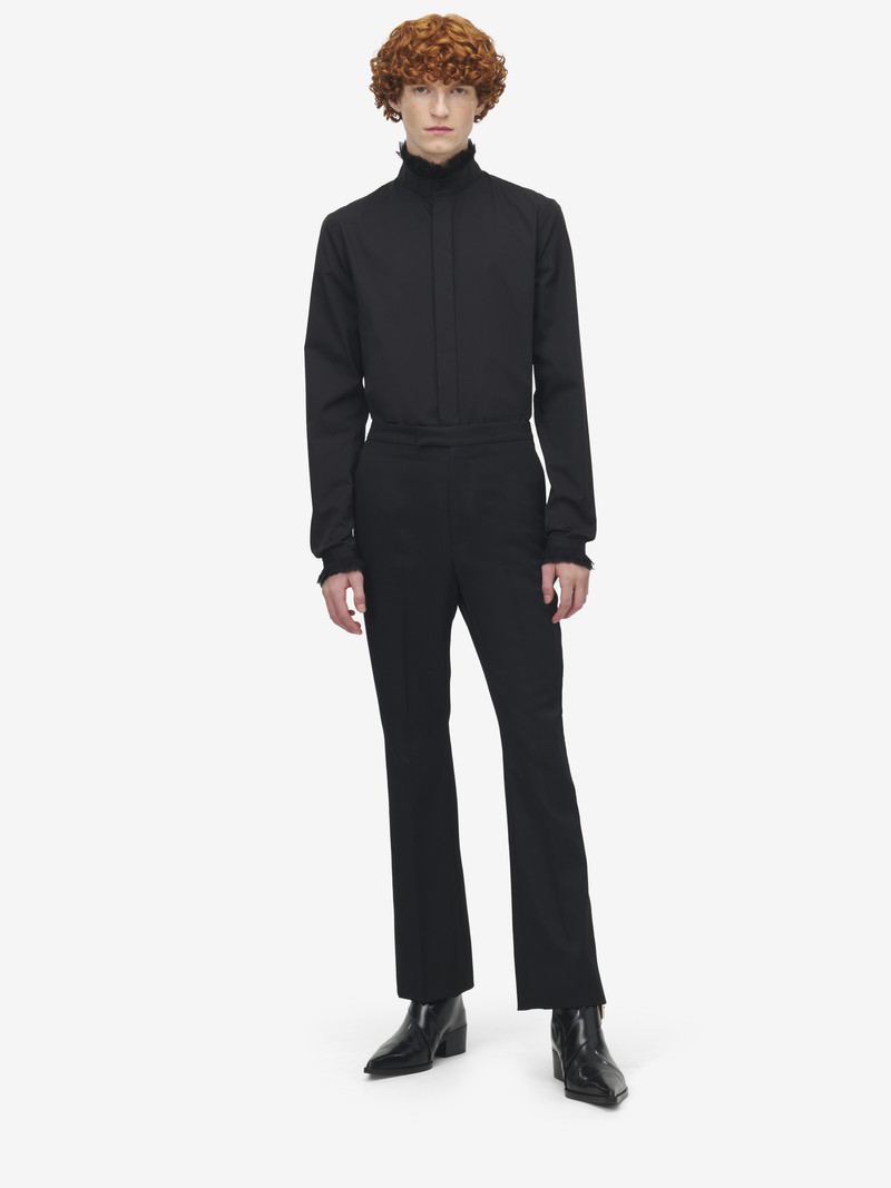 Ruffle Detail Poplin Shirt 3