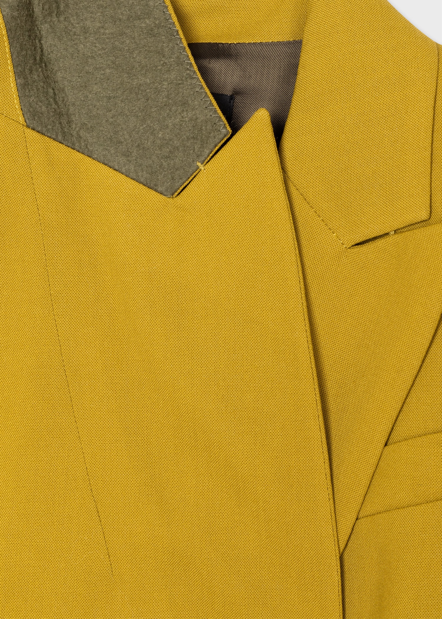 Wool Tie-Waist Wide Leg Suit - 5