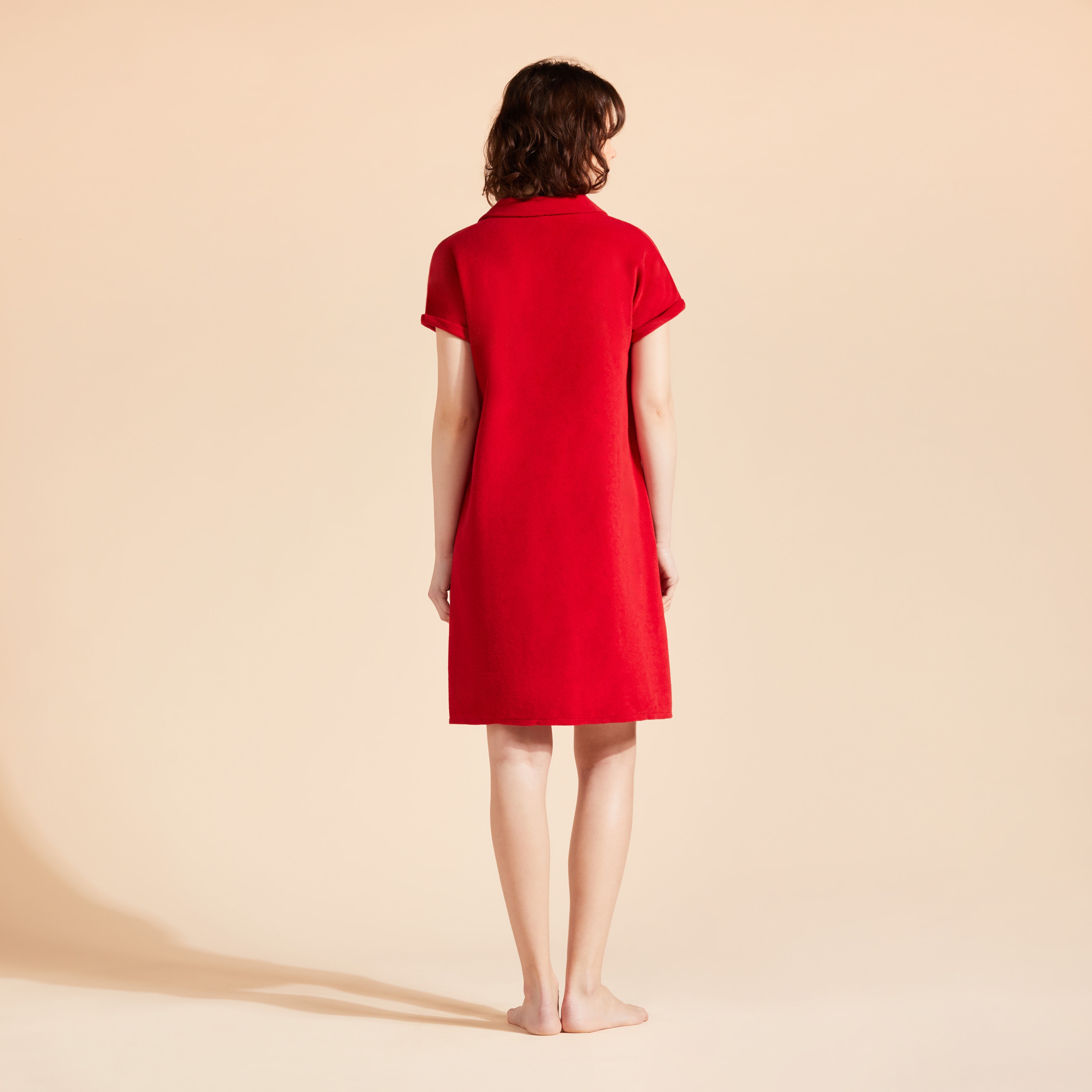 Women Polo Dress Solid - 4