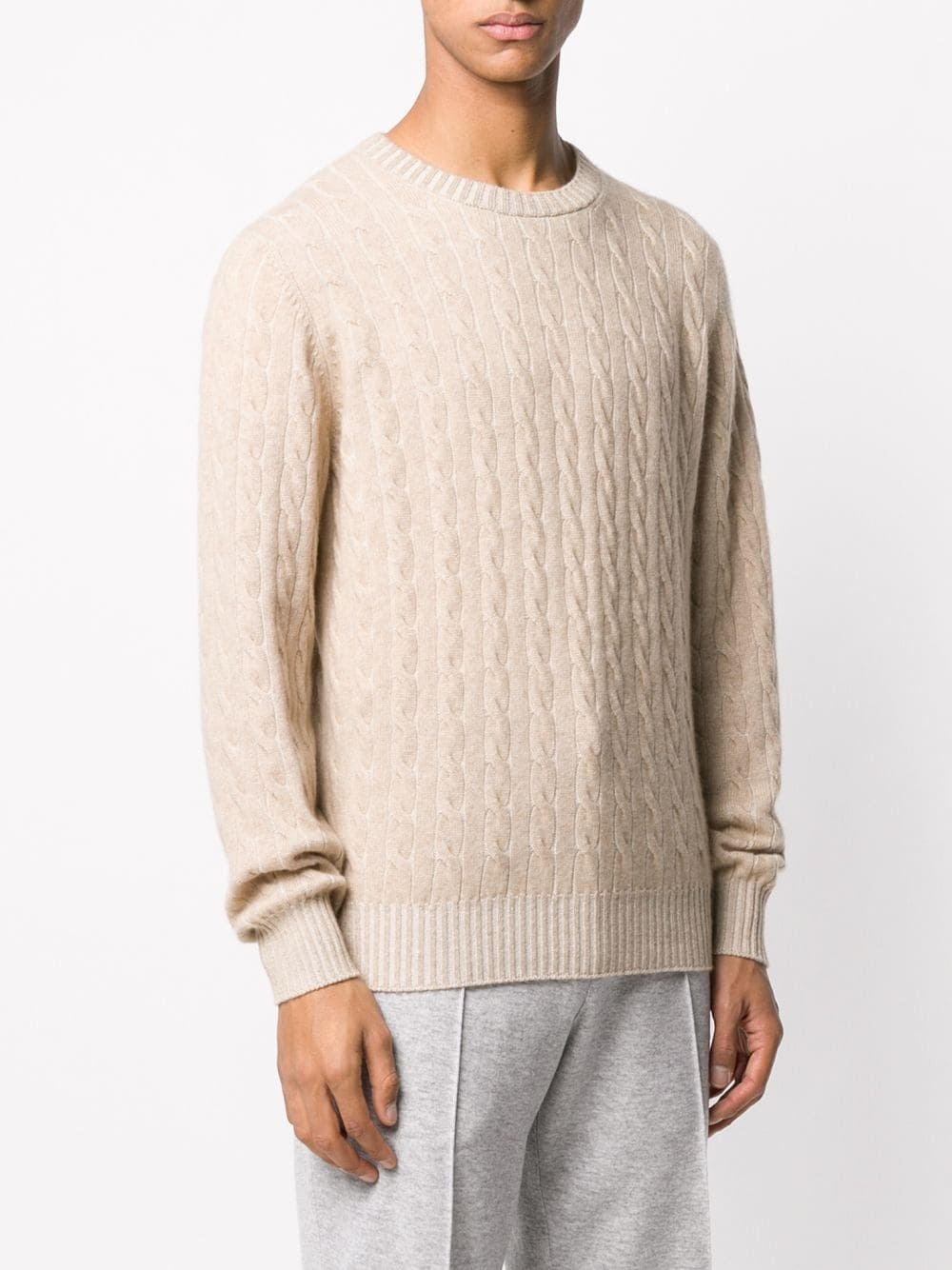 cashmere cable-knit jumper - 3