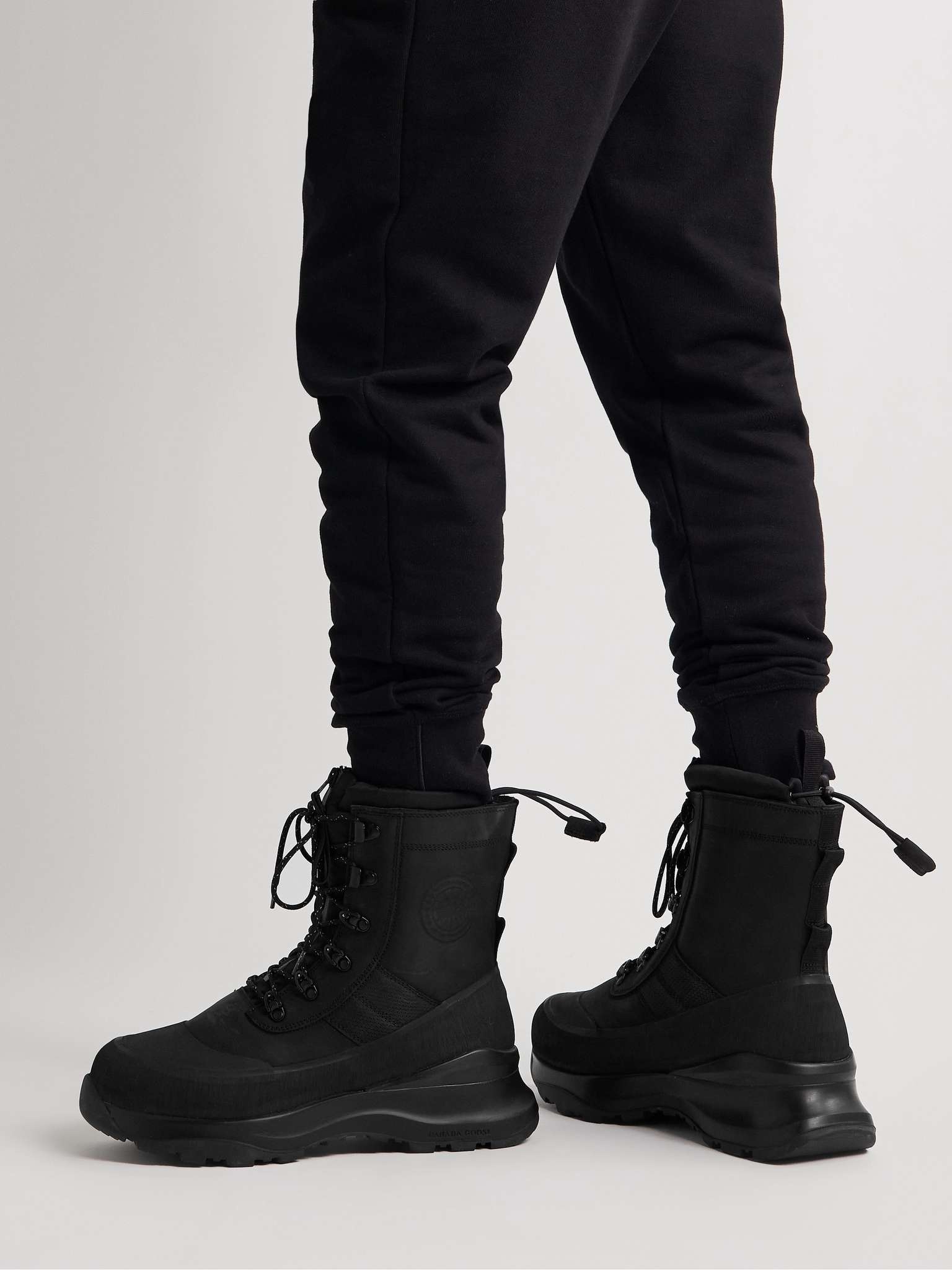 Armstrong Rubber-Trimmed Nubuck Boots - 3