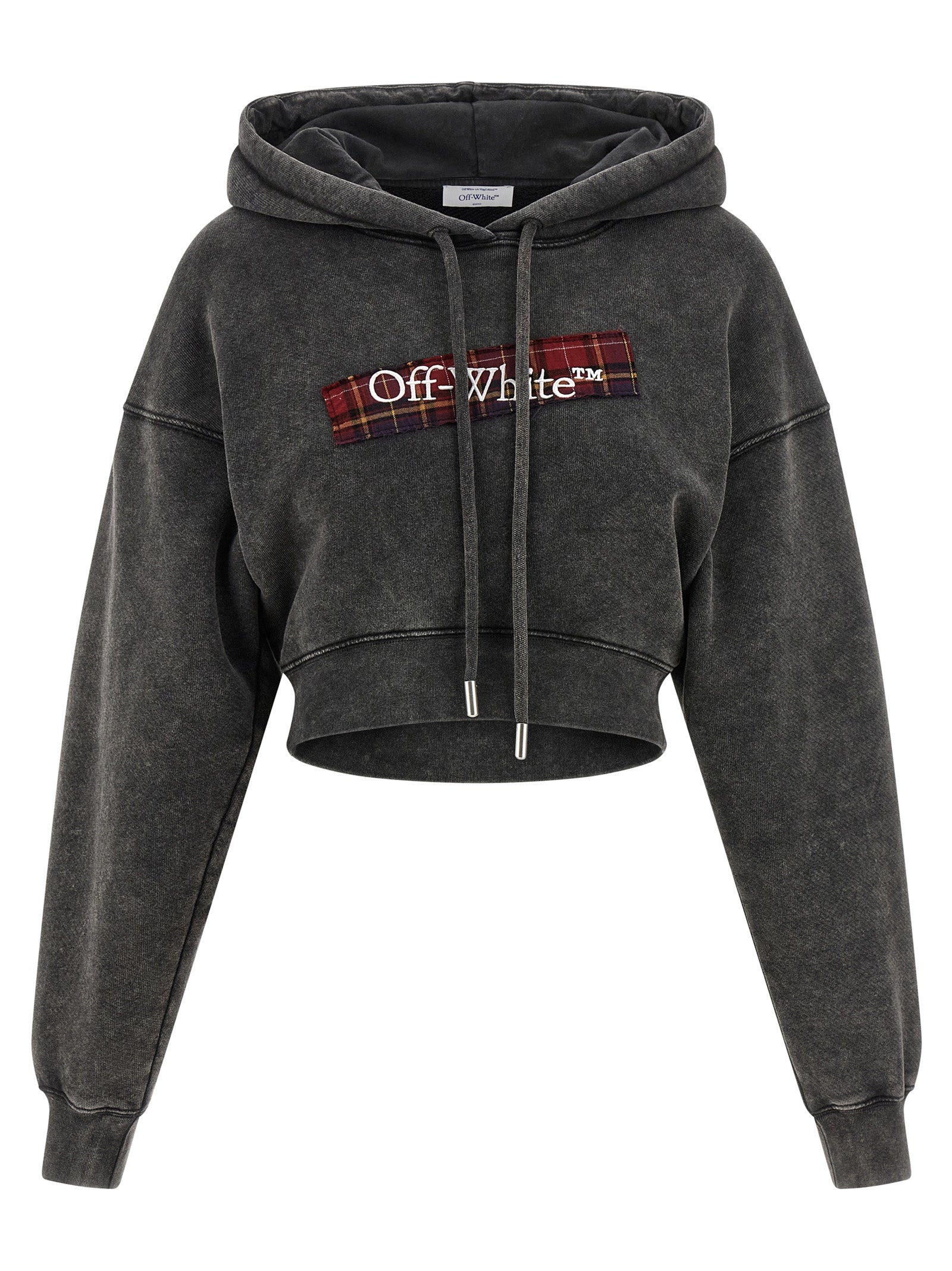 Off-White Women 'Check Flan Bookish' Hoodie - 1