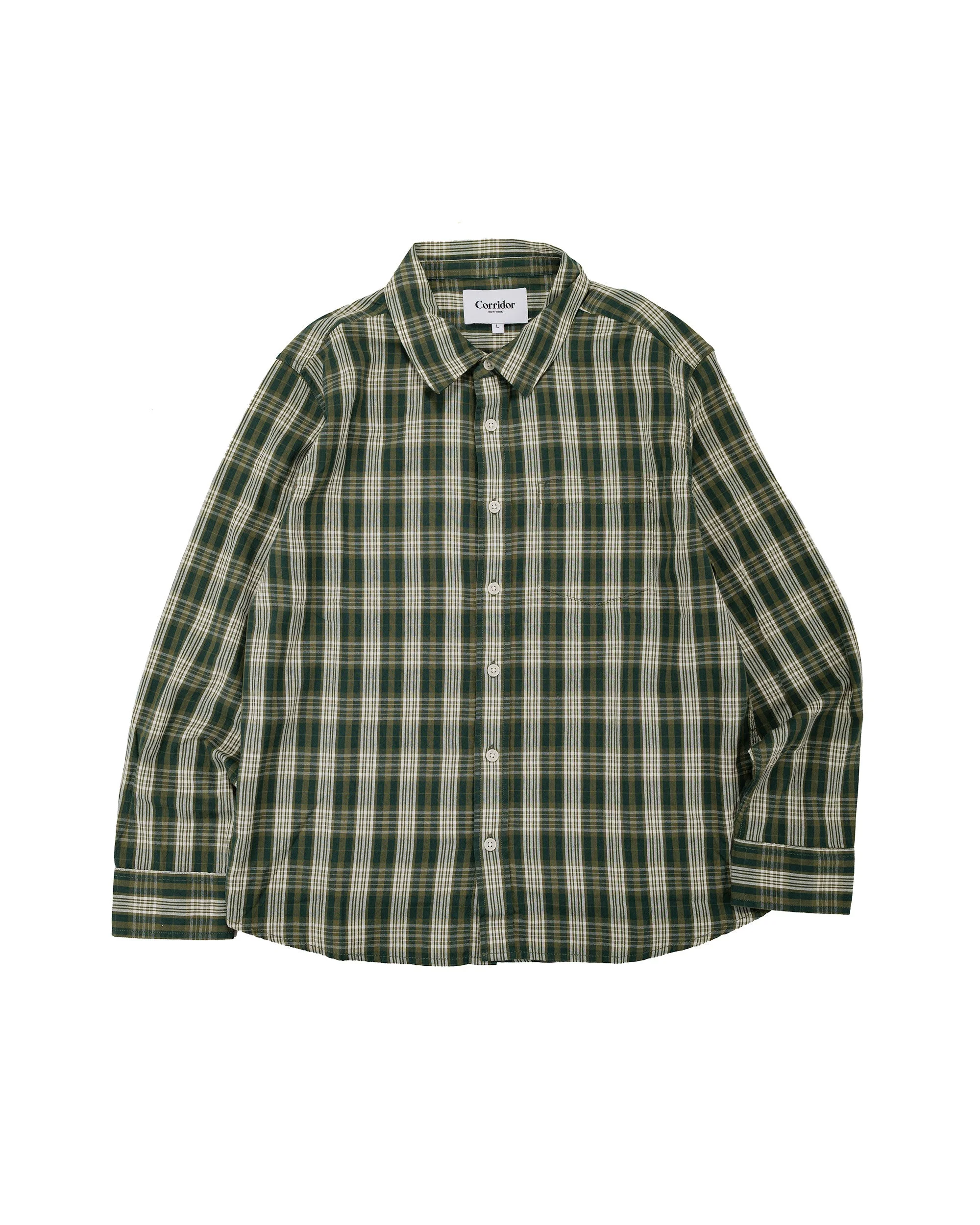 Verdant Check LS Green - 1
