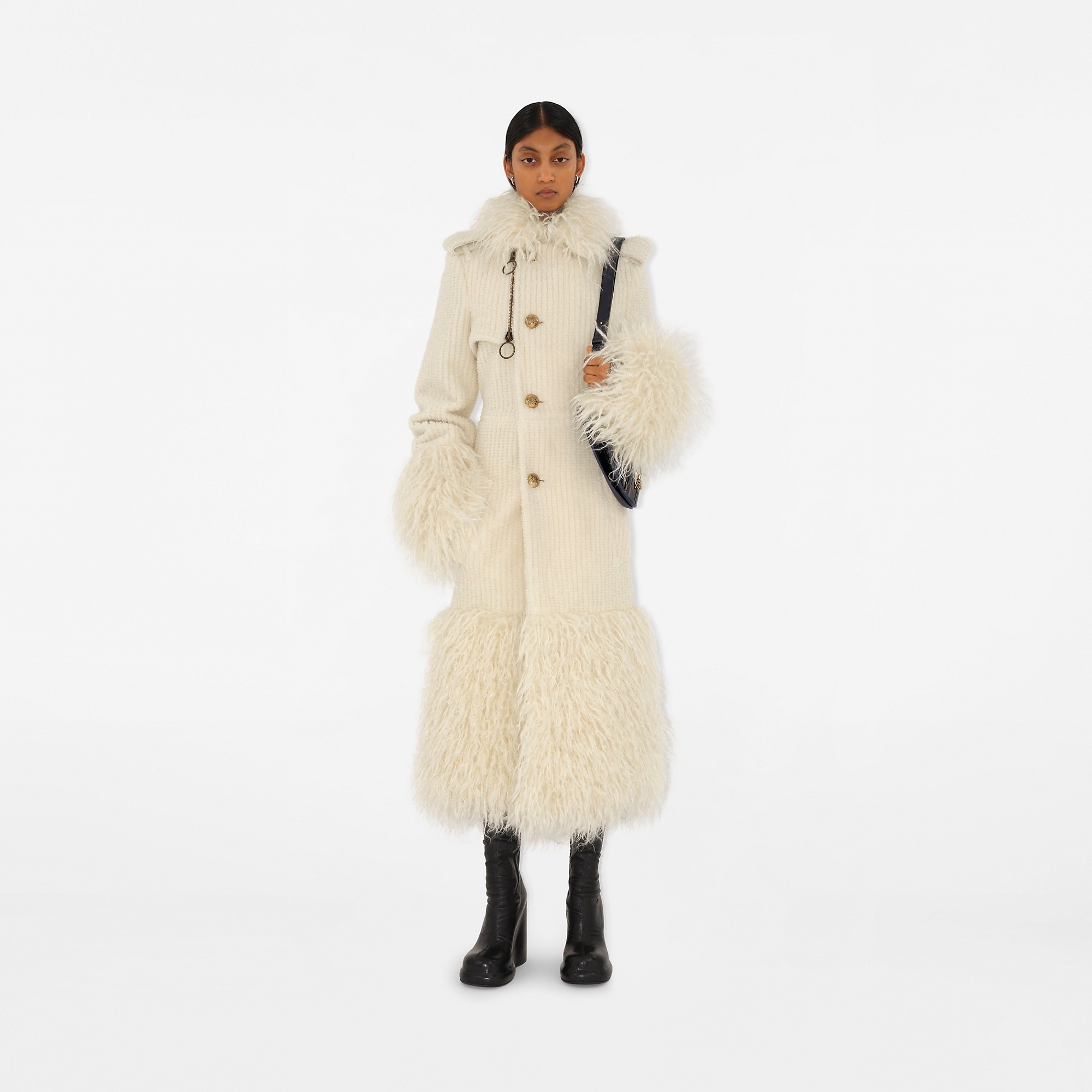 Long Corduroy Trench Coat - 2